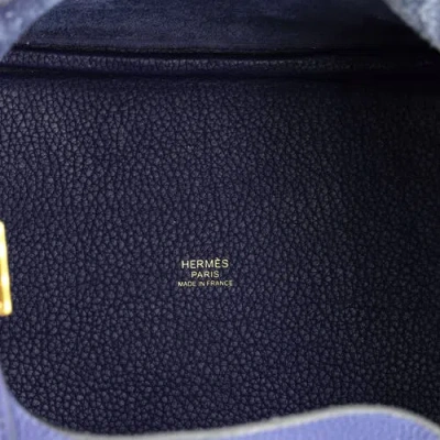 Pre-owned Hermes  Hermes Picotin Lock Bag Maurice Pm In Blue