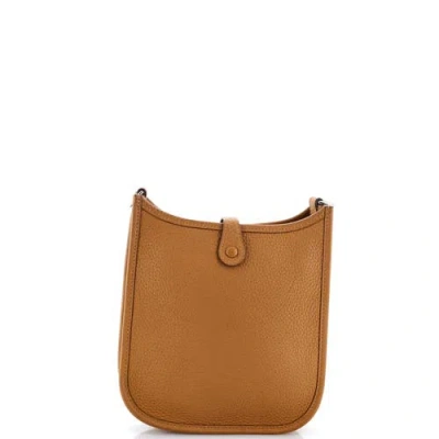 Pre-owned Hermes  Hermes Evelyne Bag Gen Iii Clemence Tpm In Brown