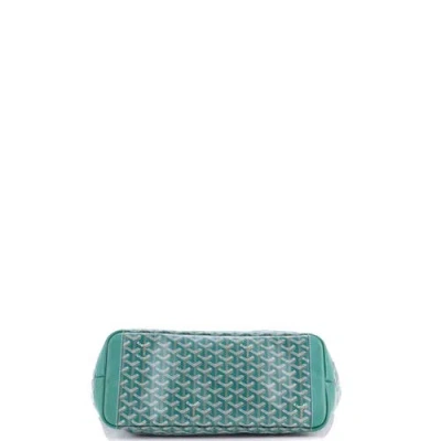 Pre-owned Goyard  Goyard Artois Tote Coated Canvas Gm In Green