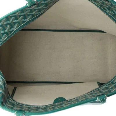 Pre-owned Goyard  Goyard Artois Tote Coated Canvas Gm In Green