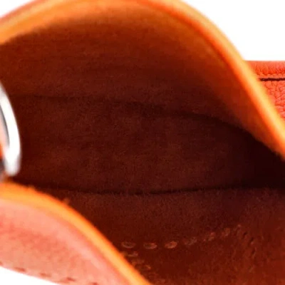 Pre-owned Hermes  Hermes Evelyne Bag Gen Iii Clemence Tpm In Orange