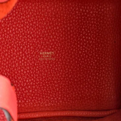 Pre-owned Hermes  Hermes Picotin Lock Bag Clemence Pm In Pink