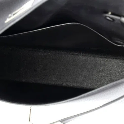 Pre-owned Hermes  Hermes Kelly Elan Shoulder Bag Chevre Chamkila In Black