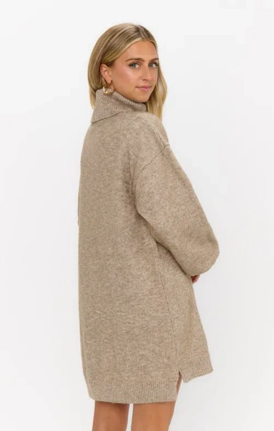 Show Me Your Mumu Chester Sweater Dress In Gray