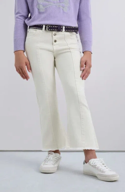 Scalpers Basic Flare Pants Girls In White