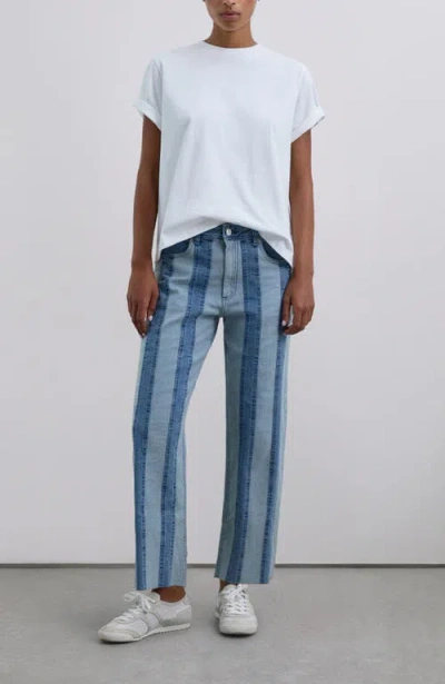 Scalpers Straight Patch Denim Pant In Blue