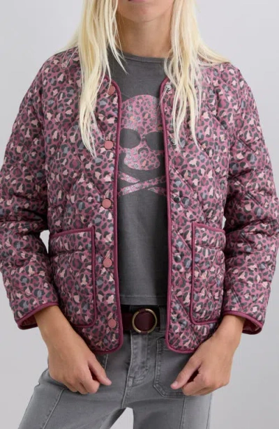 Scalpers Dina Leo Jacket Girls In Purple