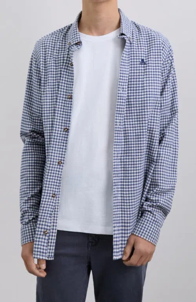 Scalpers Bd Checks Shirt Kids In Blue