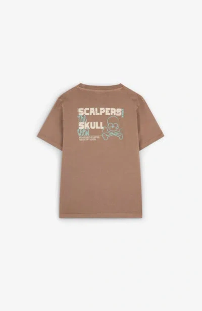 Scalpers Crewtee Kids In Brown