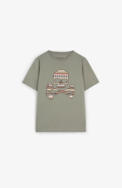 Scalpers Etnicskull Tee Kids In Brown