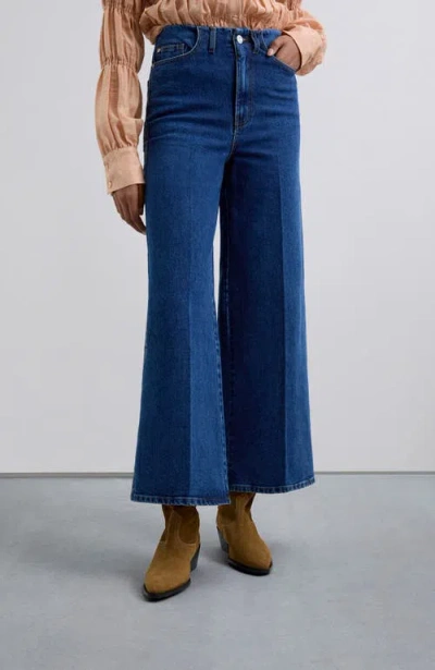 Scalpers Culotte Denim In Blue