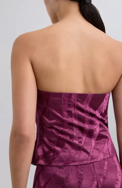 Scalpers Camouvelvet Top In Purple