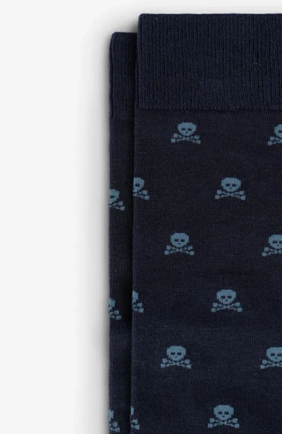 Scalpers Skull L Socks In Blue