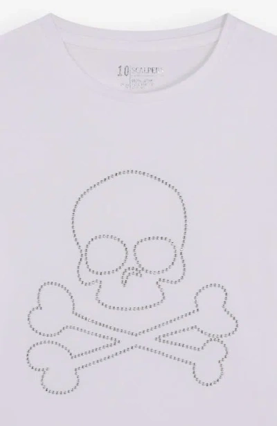 Scalpers Shinnyskulltee Girls In White