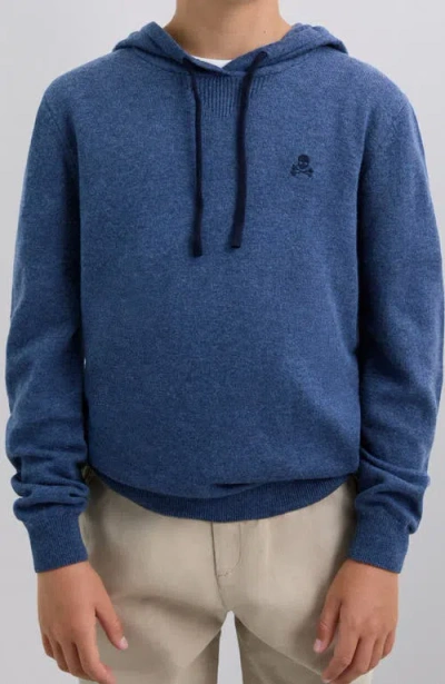 Scalpers Hoodie Tricot Kids In Blue