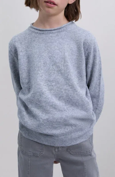 Scalpers Skull Tricot Girls In Blue