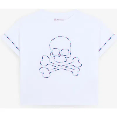 Scalpers Embskulltee Girls In White