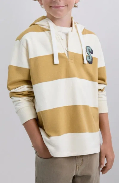 Scalpers Stripesskullhoodie Kids In Multi