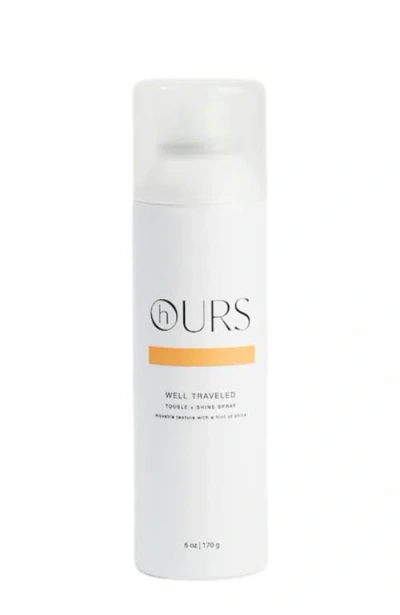 Hours Haircare Well Traveled Tousle And Shine Spray In Transparent