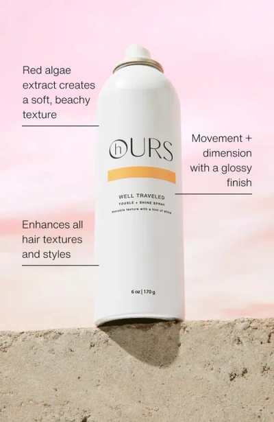 Hours Haircare Well Traveled Tousle And Shine Spray In Transparent