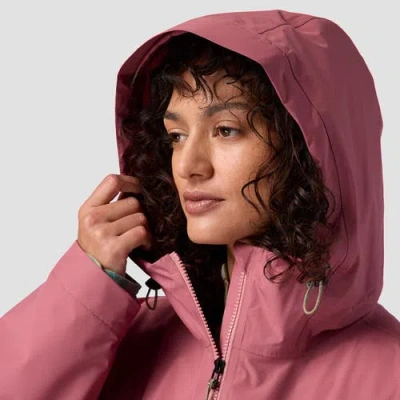Backcountry Runoff 2.5l Rain Parka In Pink