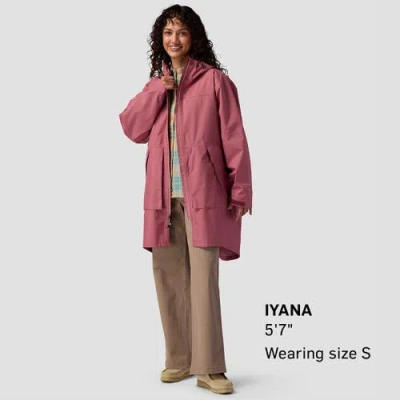 Backcountry Runoff 2.5l Rain Parka In Pink