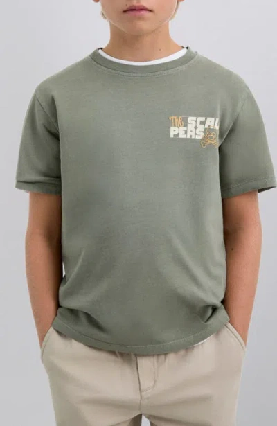 Scalpers Crewtee Kids In Green