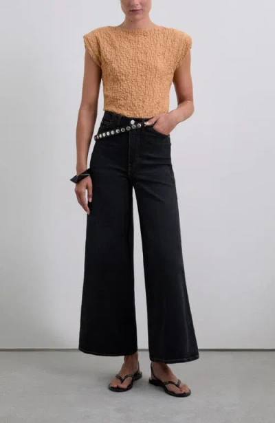 Scalpers Culotte Denim In Black