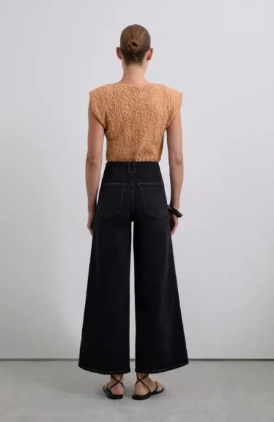 Scalpers Culotte Denim In Black