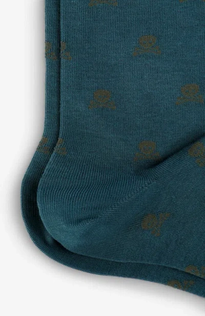 Scalpers Skull L Socks In Blue