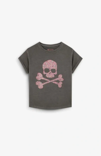 Scalpers Leoskulltee Girls In Gray