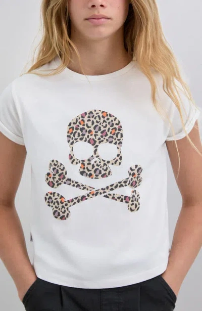 Scalpers Leoskulltee Girls In Neutral