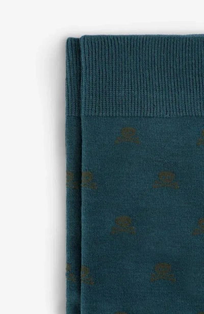 Scalpers Skull L Socks In Blue