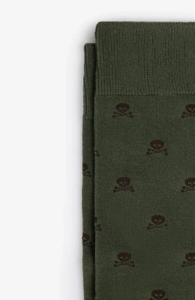 Scalpers Skull L Socks In Green