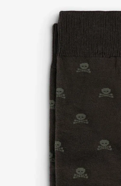 Scalpers Skull L Socks In Brown