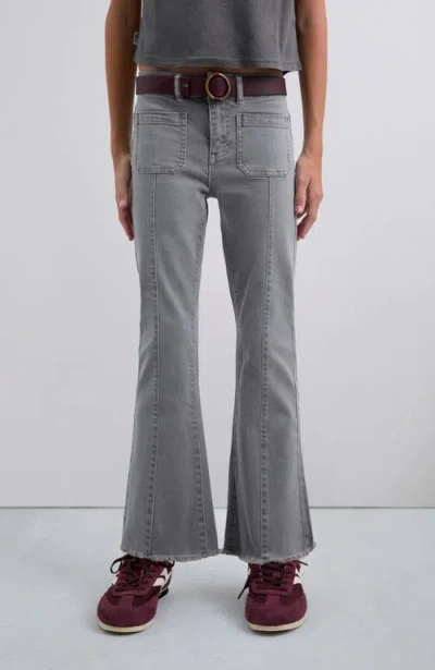 Scalpers Flare Pants Girls In Gray
