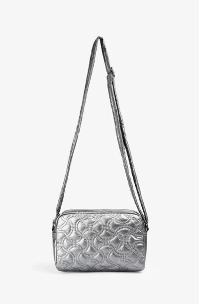 Scalpers Nyquiltedfabric Bag In Silver