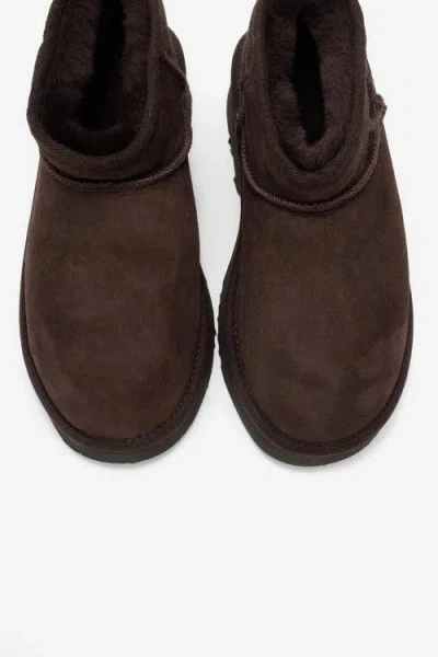 Forever & Always Shoes Ary Leather Platform Boot In Brown