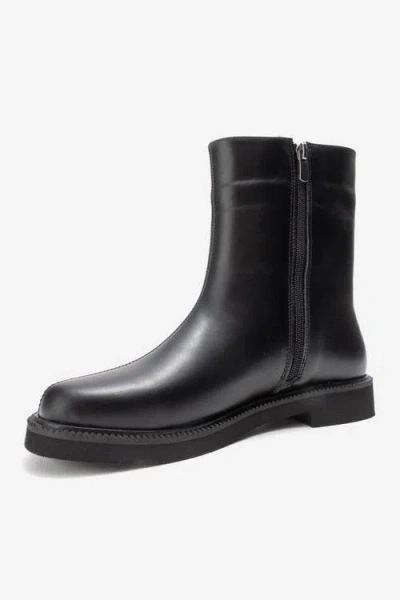 Forever & Always Shoes Lucano Leather Ankle Boot In Black