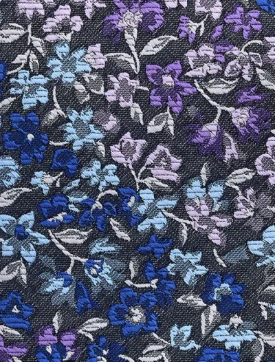 Synrgy By Dxl Big & Tall Multicolored Floral Tie In Blue