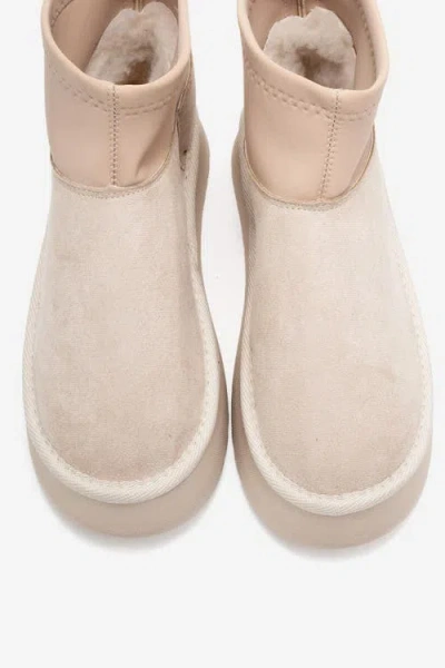 Prologue Shoes Ovar Platform Boot In White