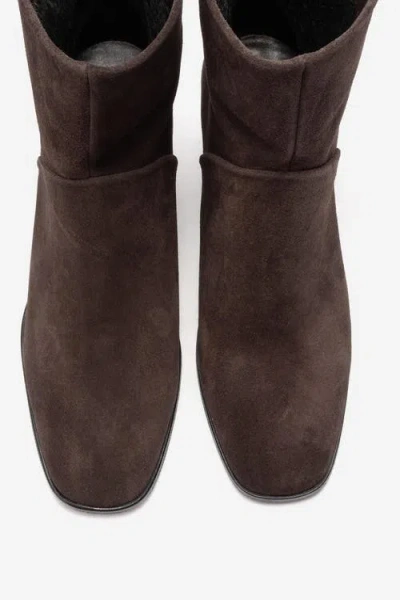 Forever & Always Shoes Nordy Leather Boot In Brown