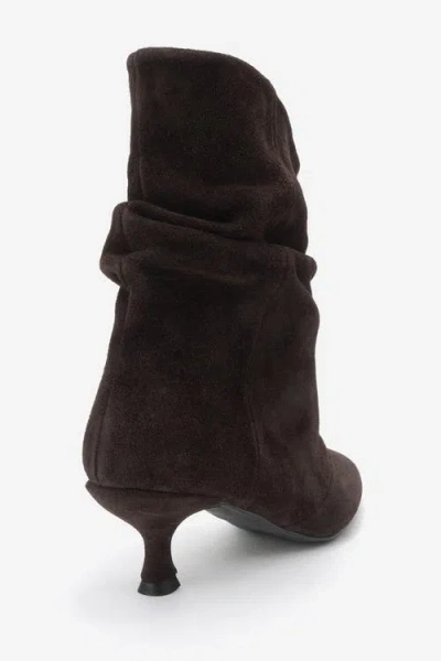 Forever & Always Shoes Balei Leather Pointed Toe Boot In Brown