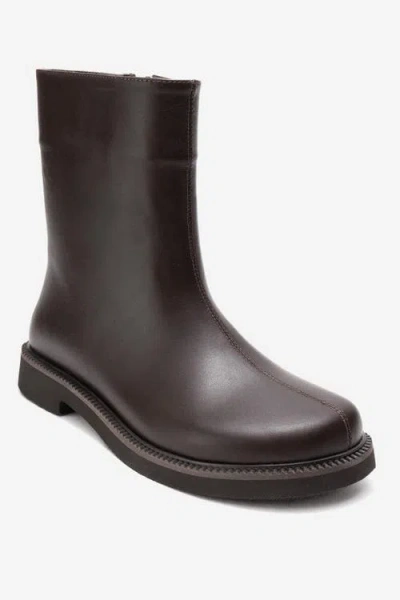 Forever & Always Shoes Lucano Leather Ankle Boot In Brown