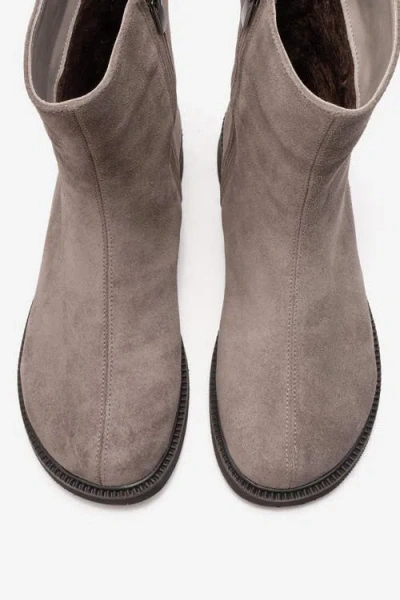 Forever & Always Shoes Lucano Leather Ankle Boot In Brown