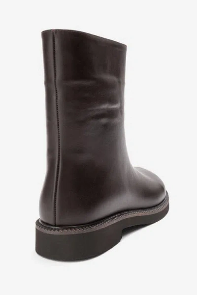 Forever & Always Shoes Lucano Leather Ankle Boot In Brown