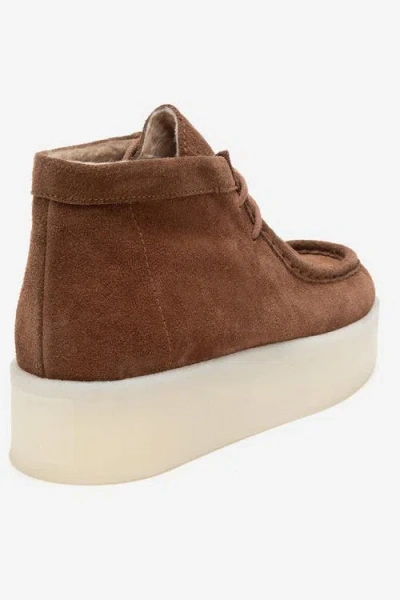 Forever & Always Shoes Melia Leather Platform Boot In Brown