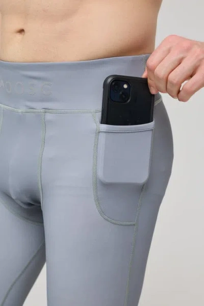 Oosc Elite Activewear Leggings In Gray