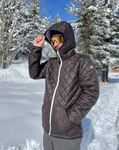 Oosc Glacier Thermolite® Insulated Jacket In Black