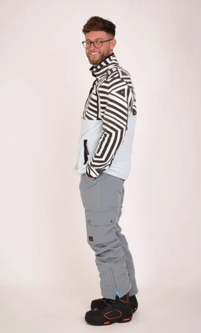 Oosc Fall Line Fleece Baby Blue In Blue